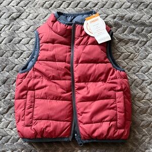 Gymboree Kids Red Quilted Vest 6-12 month